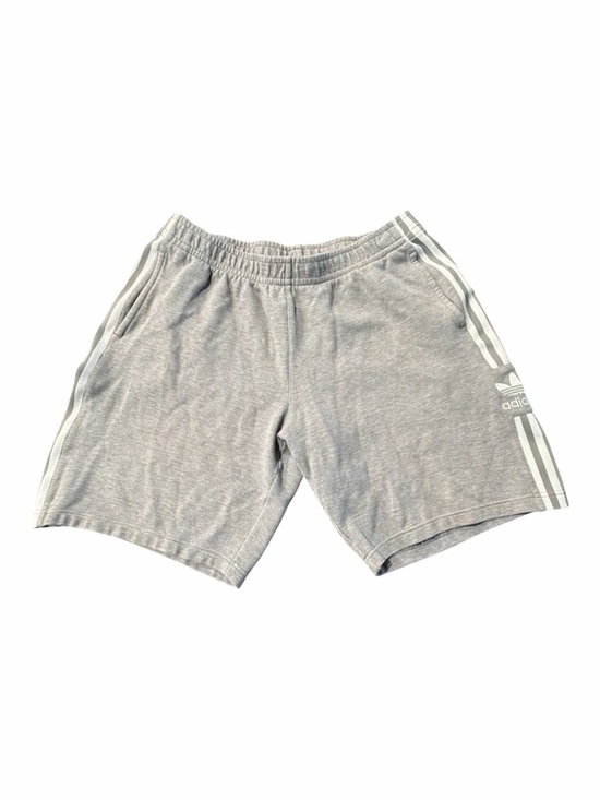 Other - Adidas Originals Trefoil 3-Stripe Sweat Shorts Gray Sz L No Drawstring